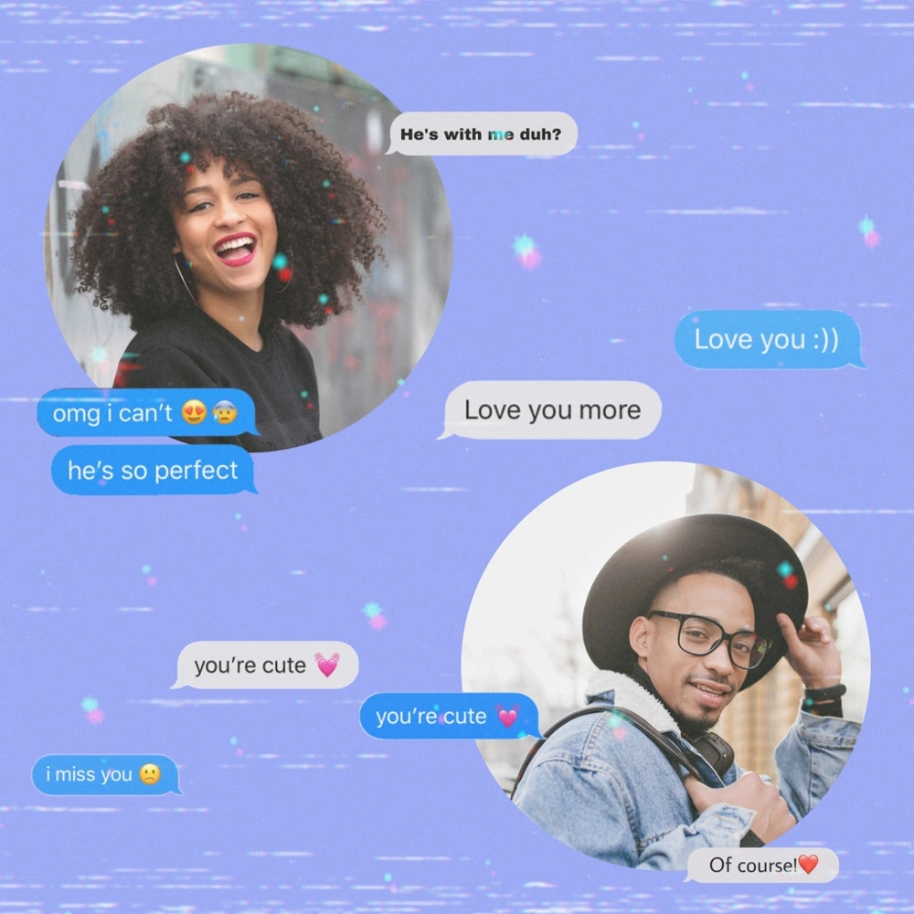 #freetoedit #collage #imessage #text #textbubble #messages #love #couples 