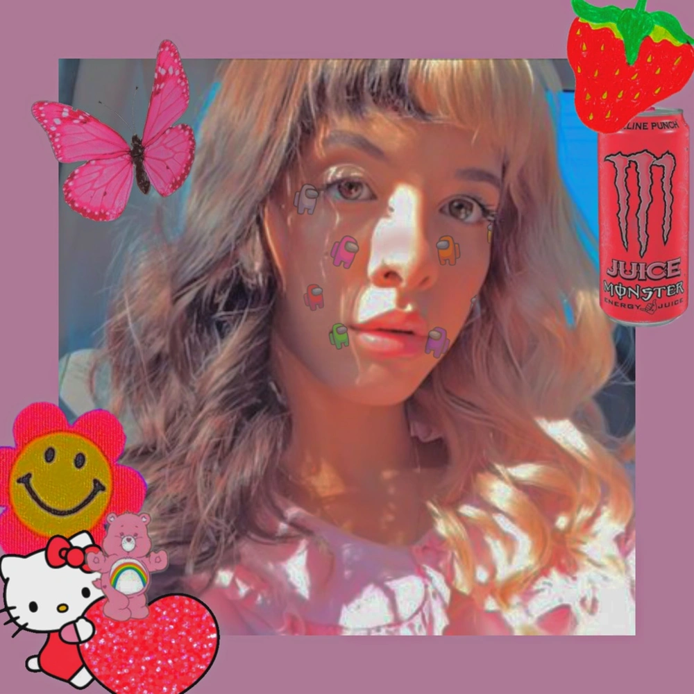 #indie #girl #melanie #martinez #indiegirl #y2k #hello #kitty #monster #among #us #aesthetic #cute #hellokitty #pink #red #amongus #kidcore 