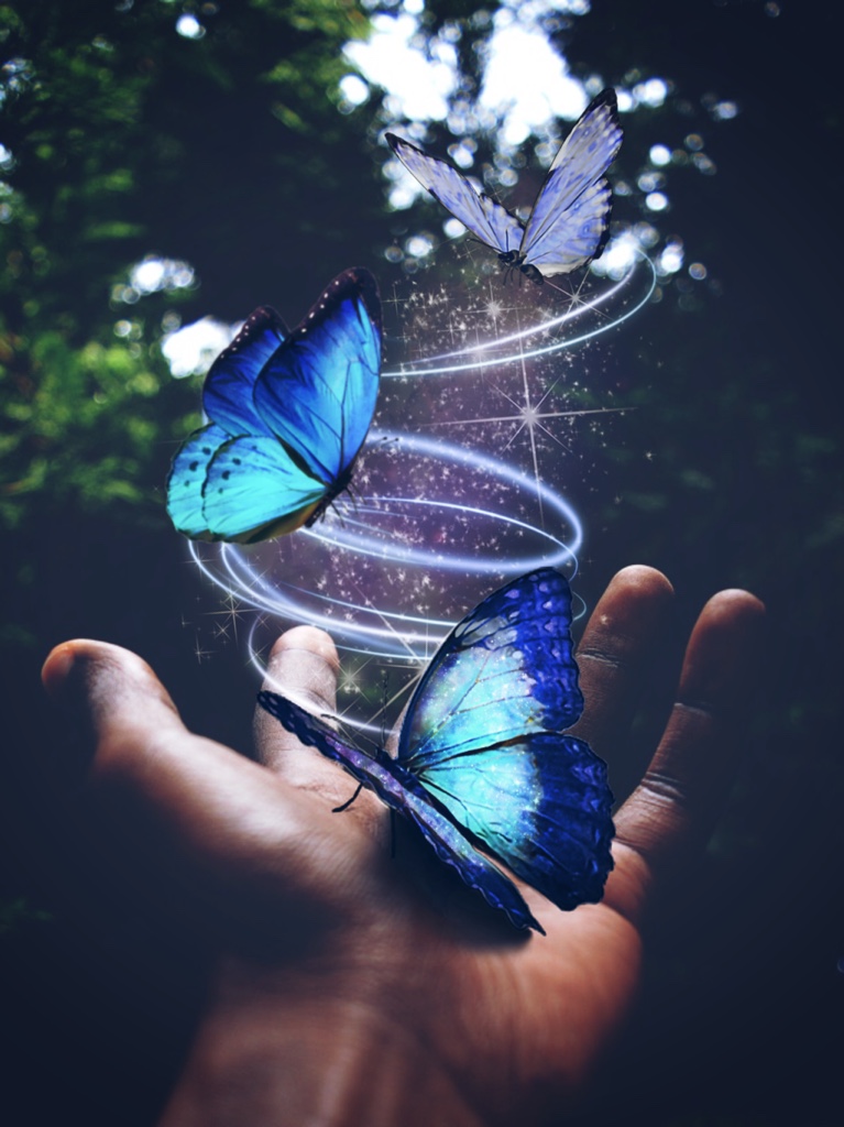 #butterfly #蝶々 #hand #fantasy #sparkle #neon #ファンタジー #キラキラ #ネオン #picsart #picsartjapan #picsartedit #madewithpicsart 