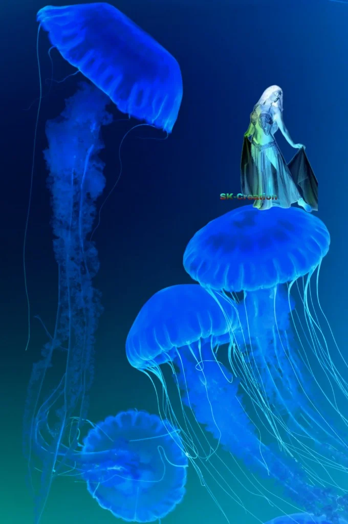 #jellyfish #negativeeffect #goldbrush