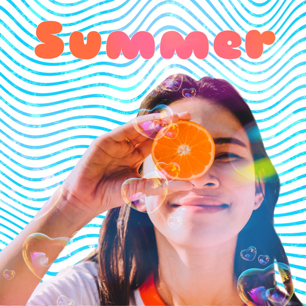 #summer #summerblue #water #beach #ice #夏 #アイス #夏休み #summervacation #orange #picsart #picsartjapan 