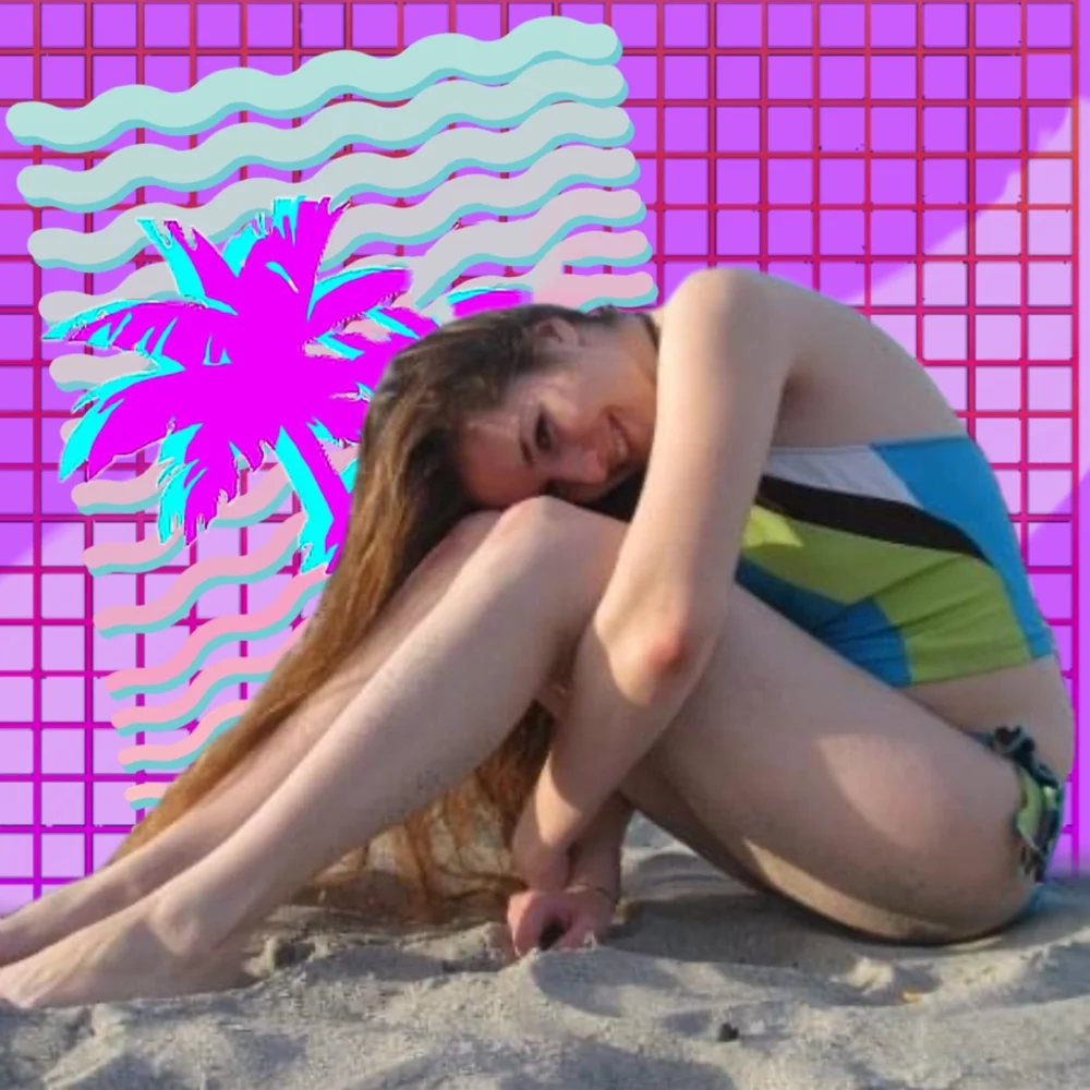 #brunette #vaporwave #retro #edit #90s #y2k #2000s #2000saesthetic #90saesthetic #y2kaesthetic #vaporwaveaesthetic #retro #grid #springbreak #beach #bikini #girl #longhair #longbrownhair #florida #jerseyshore #palmtrees