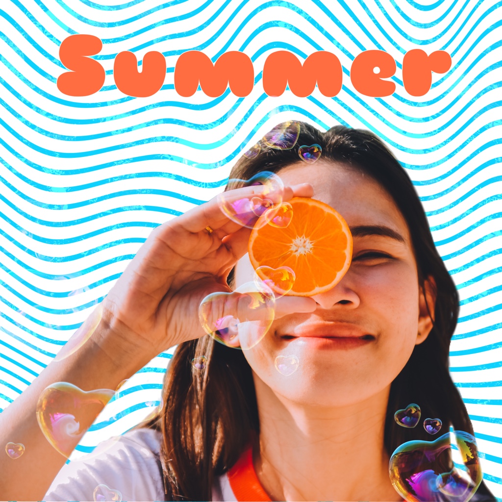 #summer #summerblue #water #beach #ice #夏 #アイス #夏休み #summervacation #orange #picsart #picsartjapan 